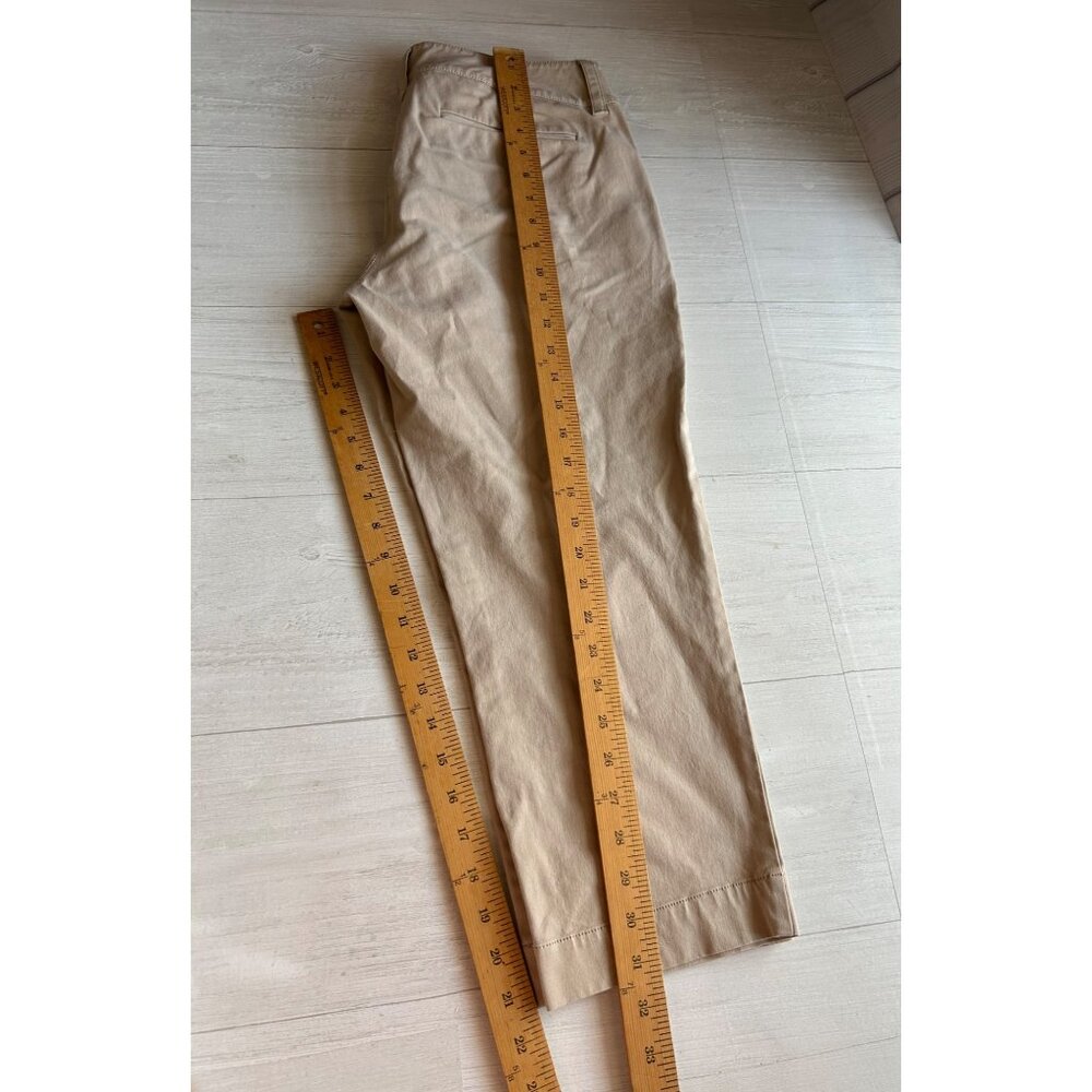 Eileen Fisher Women's Small Beige Cotton Casual Crop Pants - Picture 8 of 8